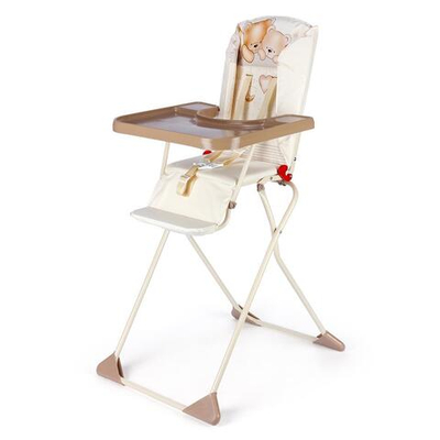 Стул для кормления "Компакт" коллекция Мишки (бежевый) Globex