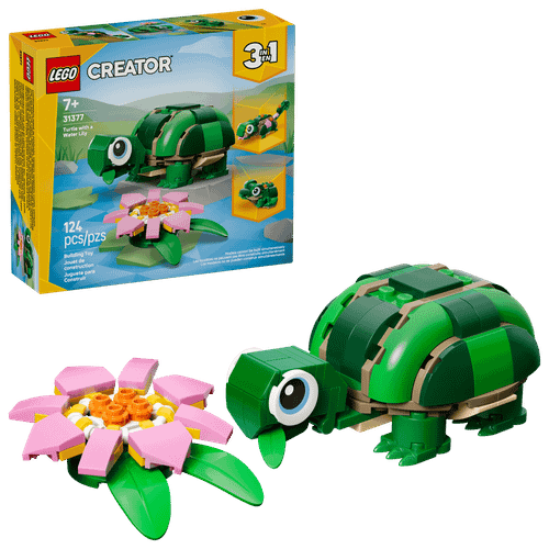 Конструктор LEGO Creator 3in1 31377 Turtle with a Water Lily Flower