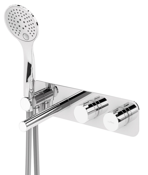 Встраиваемый термостатический смеситель для ванны и душа CEZARES CZR-B-VDM1-T-NOP