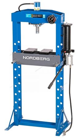 NORDBERG (N3620A) Гидравлический пресс, 20 т, ручной и пневмопривод