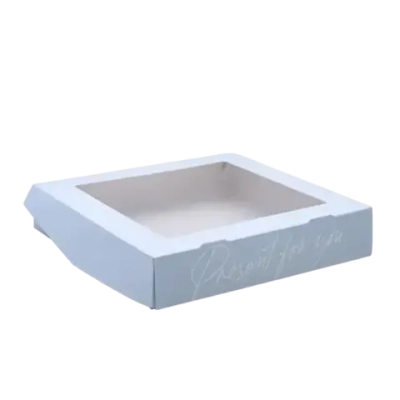 Коробка кондитерская складная, упаковка «Present», 20 х 20 х 4 см