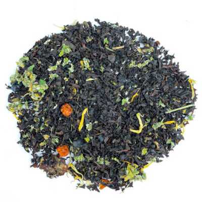Черный чай BERRY-TEA  "Русский чай с ягодами" | 18гр под стакан | Эконом