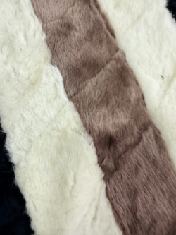 Покрывало меховое ковер из шкуры овчины