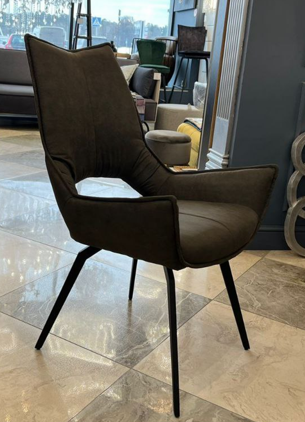 Стул DC1241 серый/черный