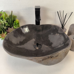 Раковина из речного камня RS-65391 43*39*15 0861