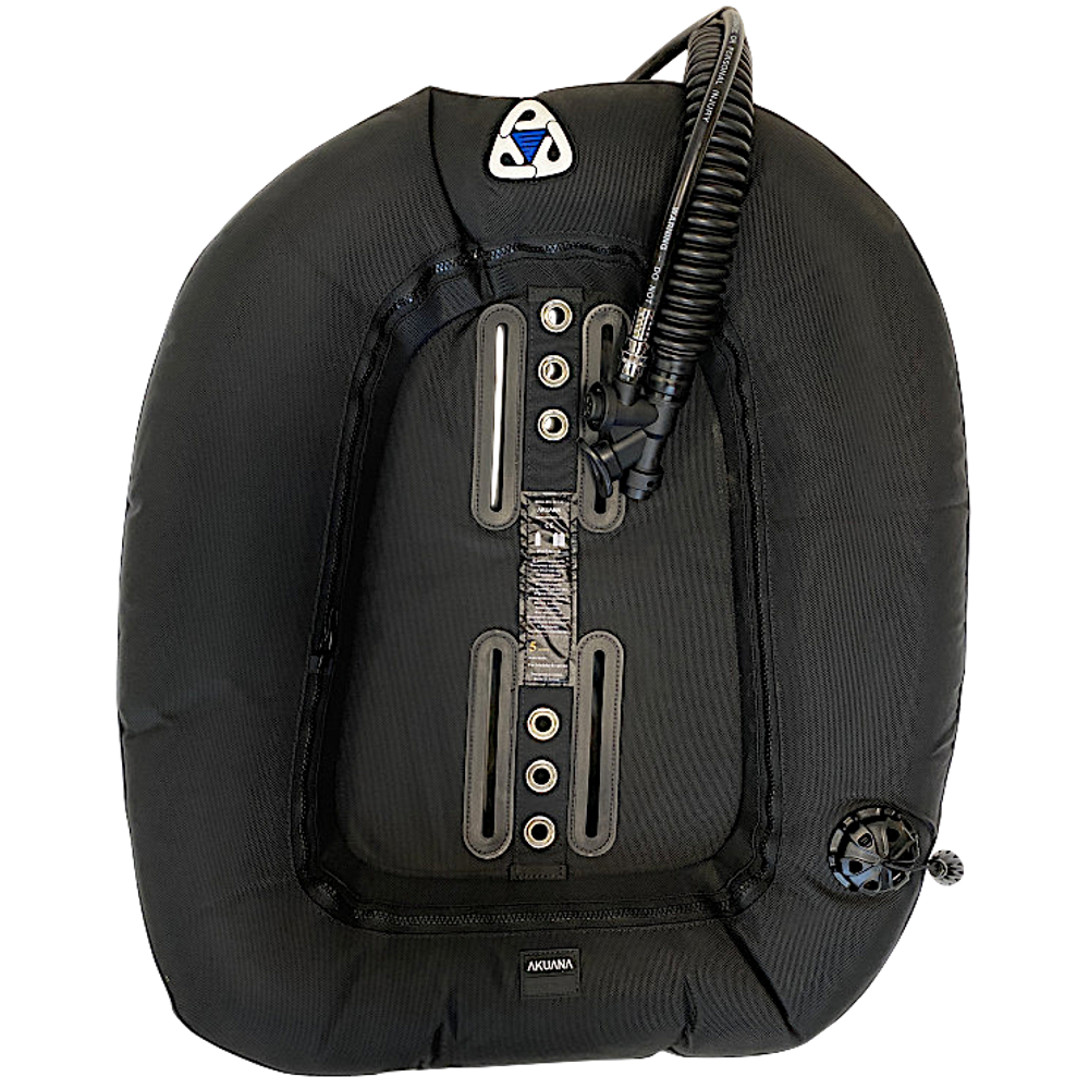 Крыло для дайвинга Akuana 50 LB Черное Подъемная сила 22.6кг