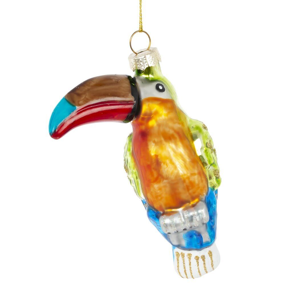 GAEM Украшение новогоднее "Птица Тукан", L7 W4 H12 см