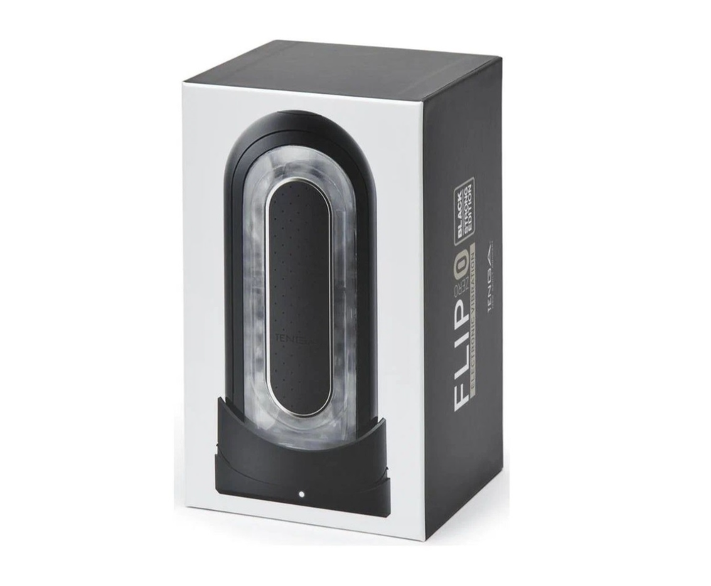 Мастурбатор Tenga Flip Zero с вибрацией, черный