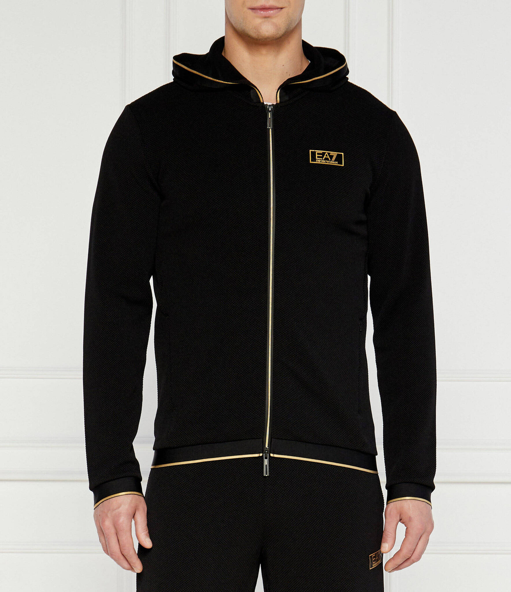 Худи EA7 - черный(7M000037 AF10344)