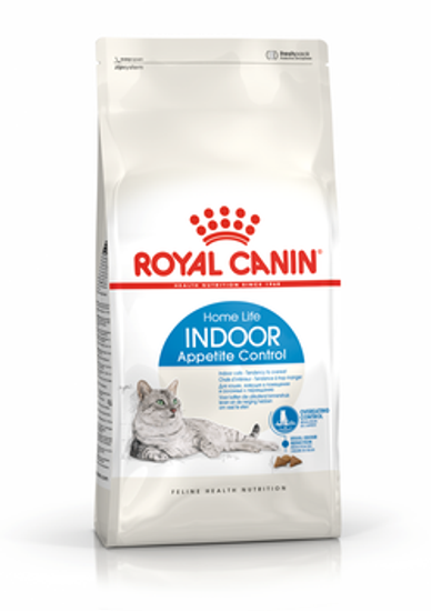 Royal Canin Indoor Appetite Control для взрослых домашних кошек и котов, склонных к перееданию