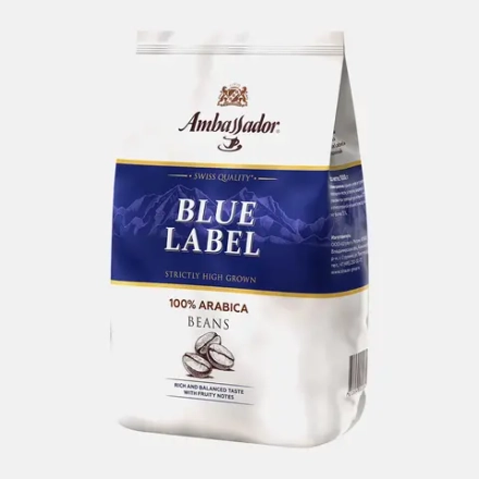 Кофе в зернах Ambassador Blue Label натуральный 1кг