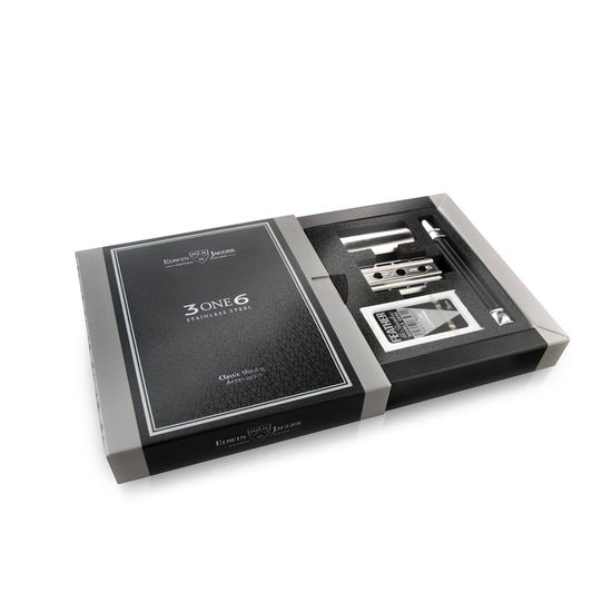 Т-образная бритва (станок) Edwin Jagger DESSGA6BL 3ONE6 Stainless Steel