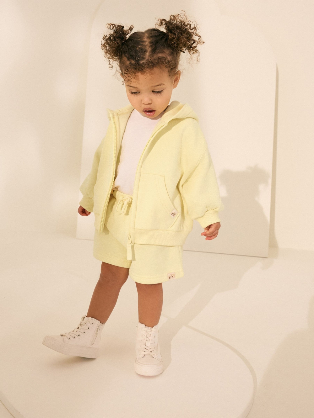 Шорты для девочки Next AD1-792, Светло-желтый