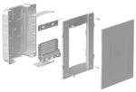 Щит слаботочный встраиваемый IEK KR5-KP23-V-41