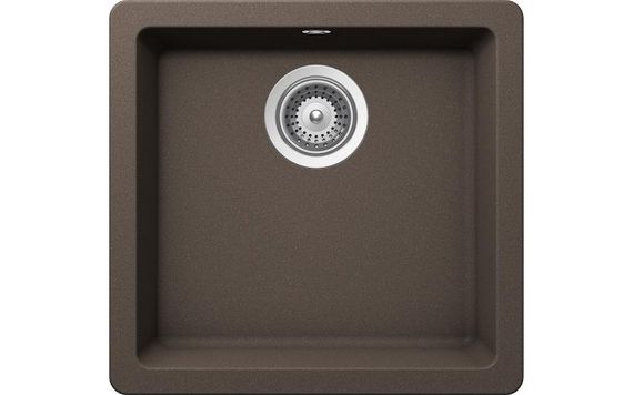 Мойка SCHOCK Quadro 50 (N-100S) Cristalite 450x430 (подстольный монтаж) мокка