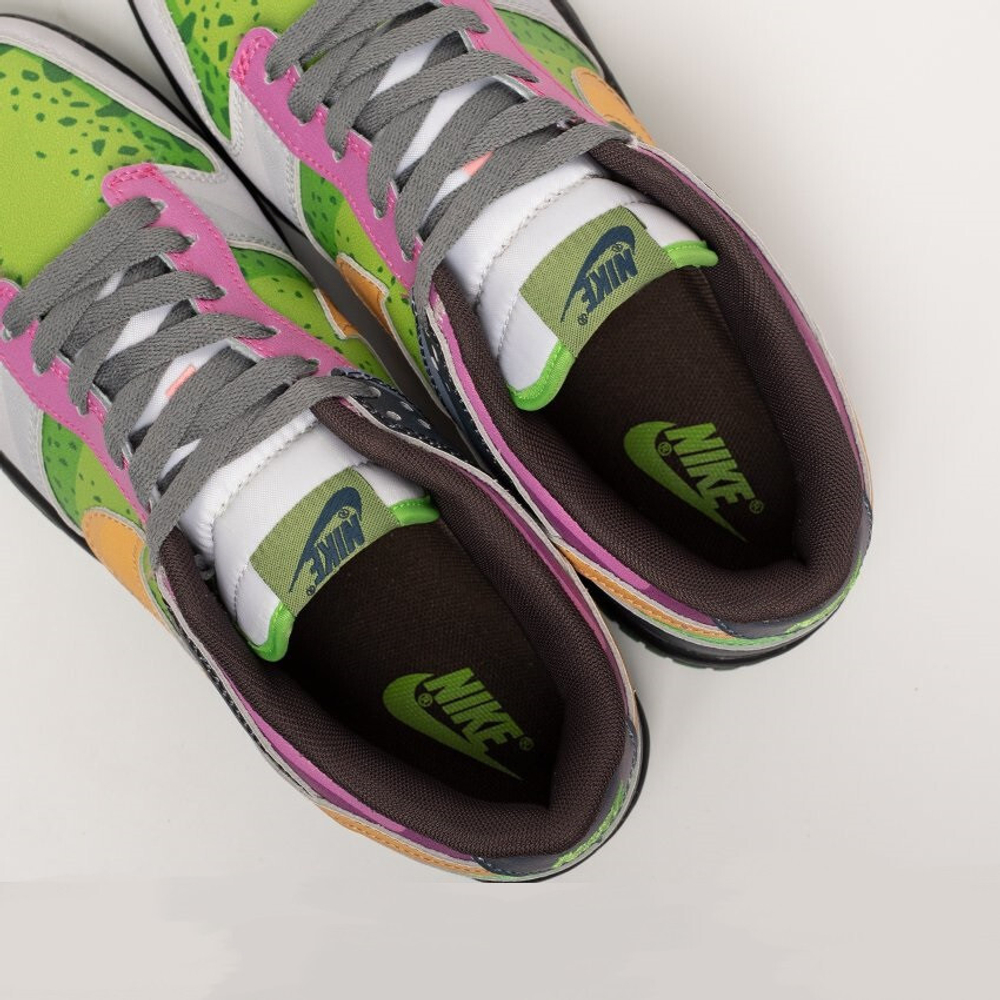 кроссовки Nike Dunk Low Green / Multi-color