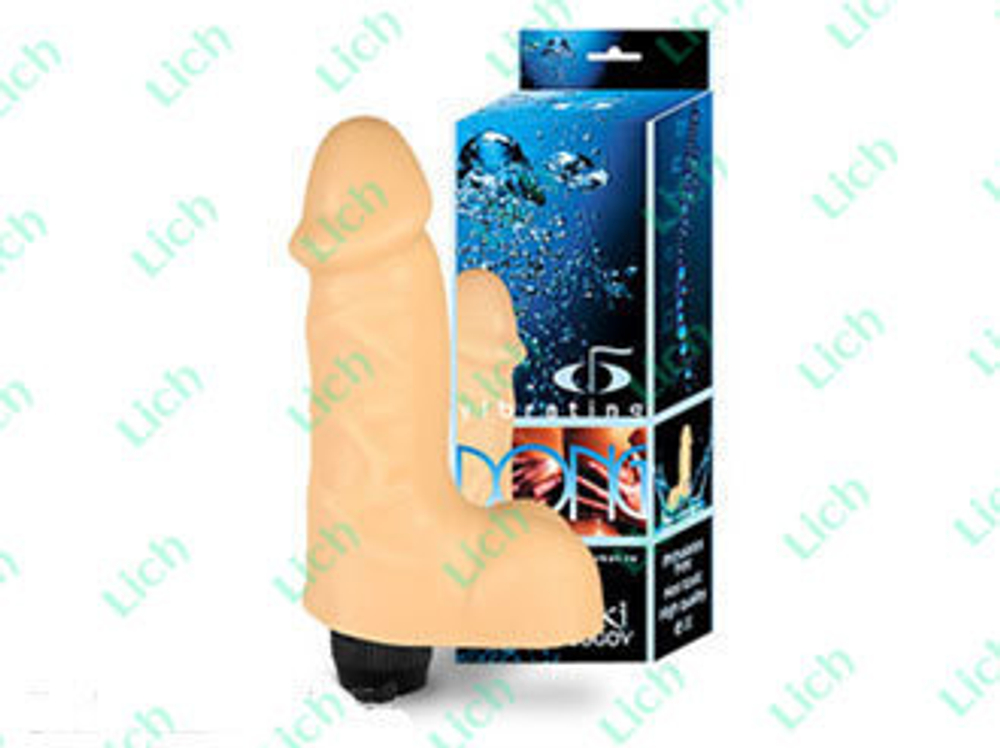 Силиконовый реалистичный вибратор №19