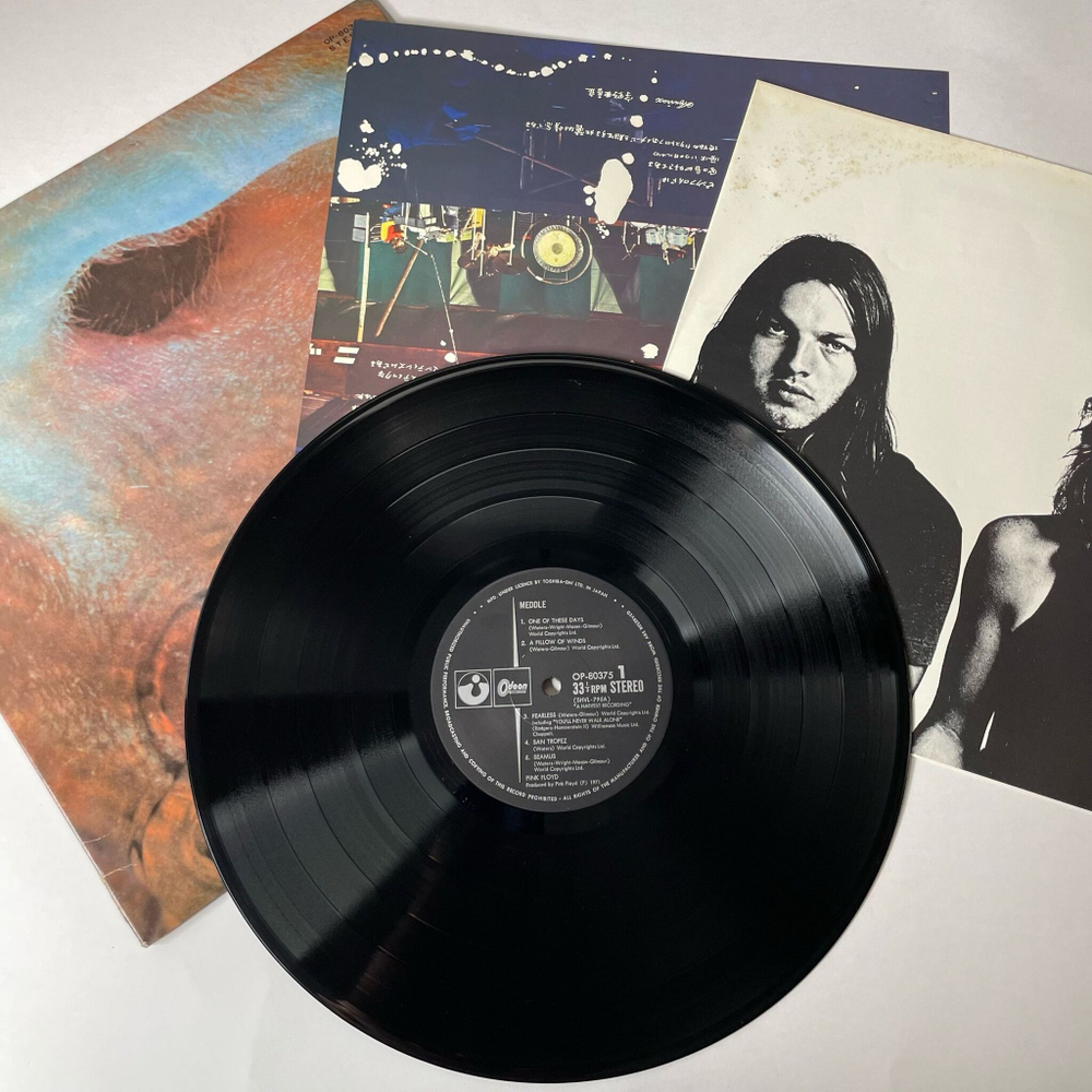 Винтажная виниловая пластинка LP Pink Floyd Meddle (Japan 1974) (No Obi) Fearless