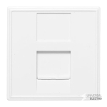 Розетка RJ45 кат, 6, 2 модуля EKF