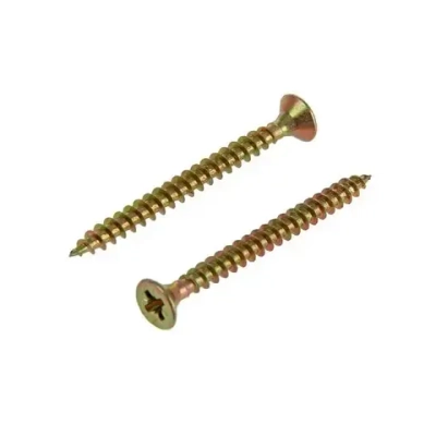 Саморез по дереву желтый POZI 4х50 мм, 200 шт.