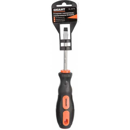 Отвертка Gigant SL 6x75 с магнитным наконечником GS SL675
