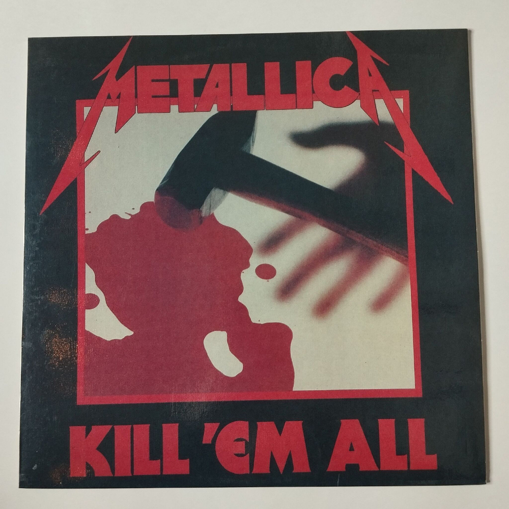 Винтажная виниловая пластинка LP Metallica Kill Em All (Россия 1994)