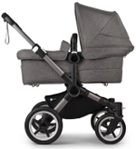 Коляска для двойни Bugaboo Donkey 5 Twin шасси Graphite Grey Melange/Grey Melange