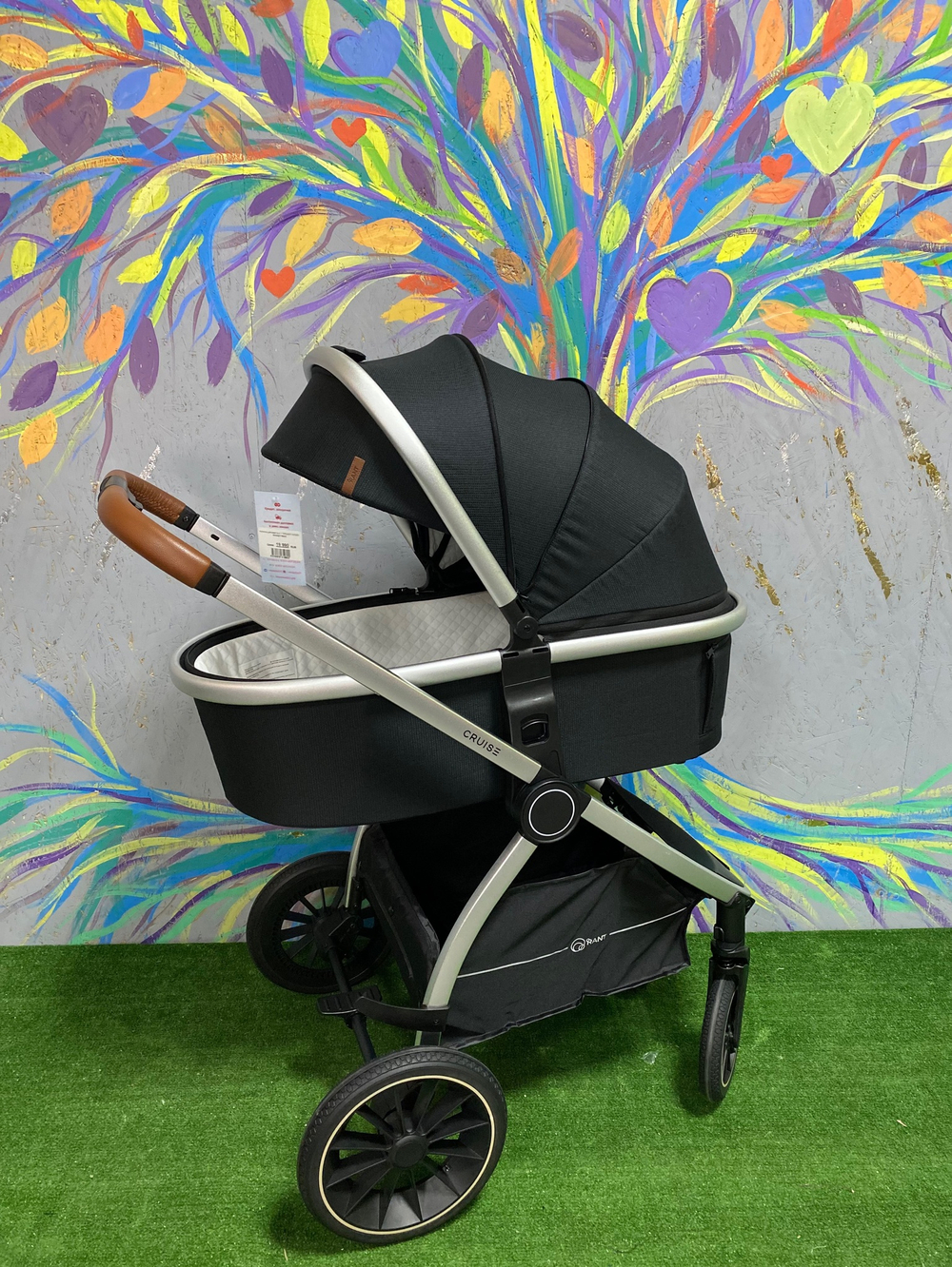 Коляска детская 2-в-1 "CRUISE" RA320 Midnight Black