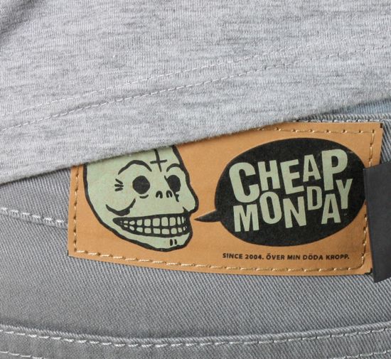 Джинсы CHEAP MONDAY 04-426 серый