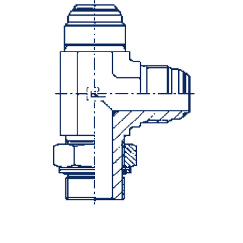 Штуцер FRLG JIC9/16" M16x1.5