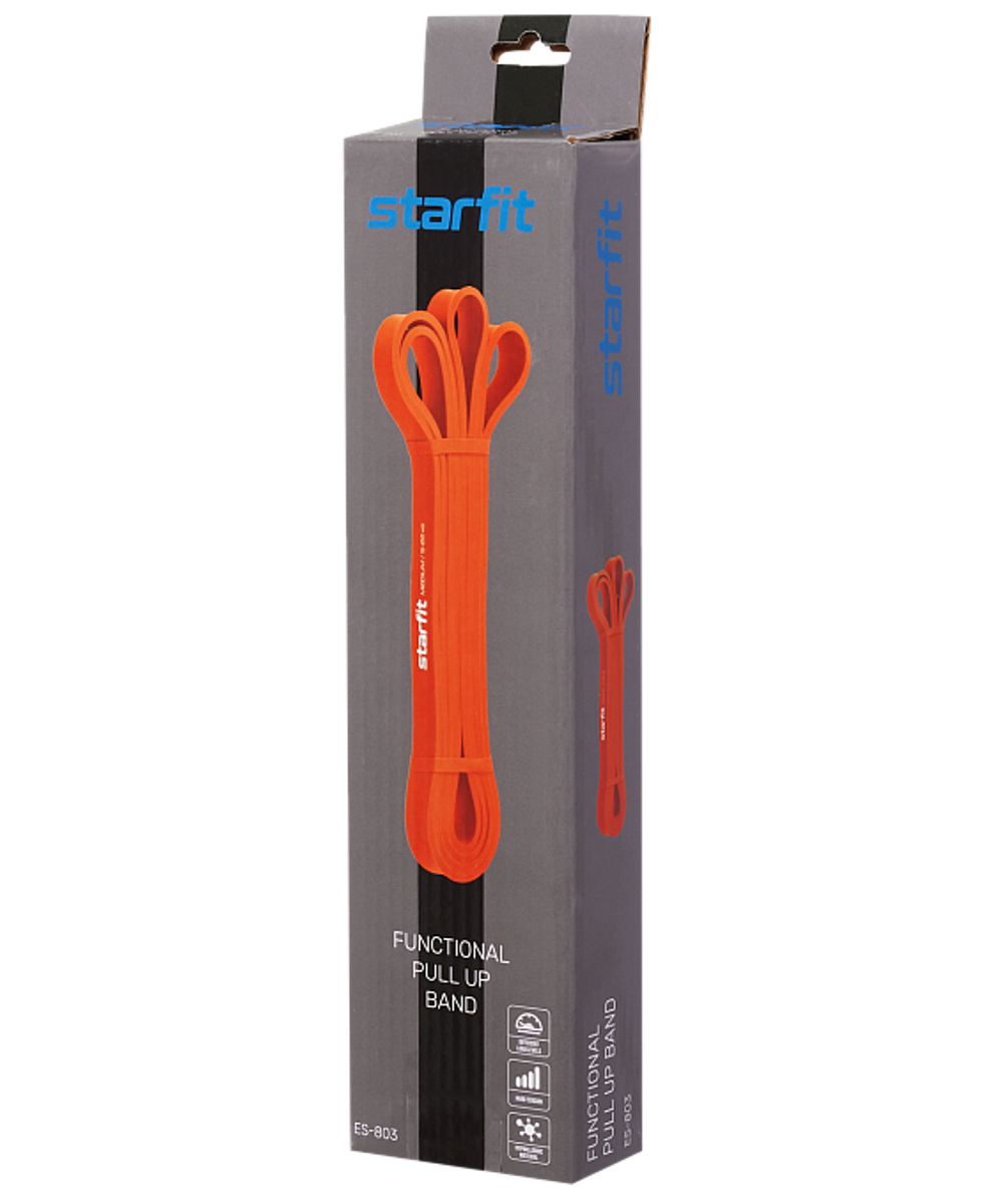 Эспандер ленточный STARFIT ES-803 5-22 кг, 208х2,2 см, оранжевый