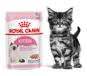 Пауч для котят с 4 до 12 месяцев, Royal Canin Kitten Instinctive (в паштете)