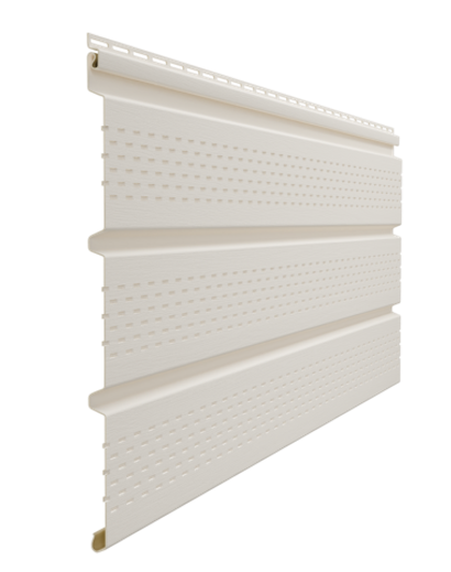 Docke STANDARD Софит перфорированный (Пломбир)