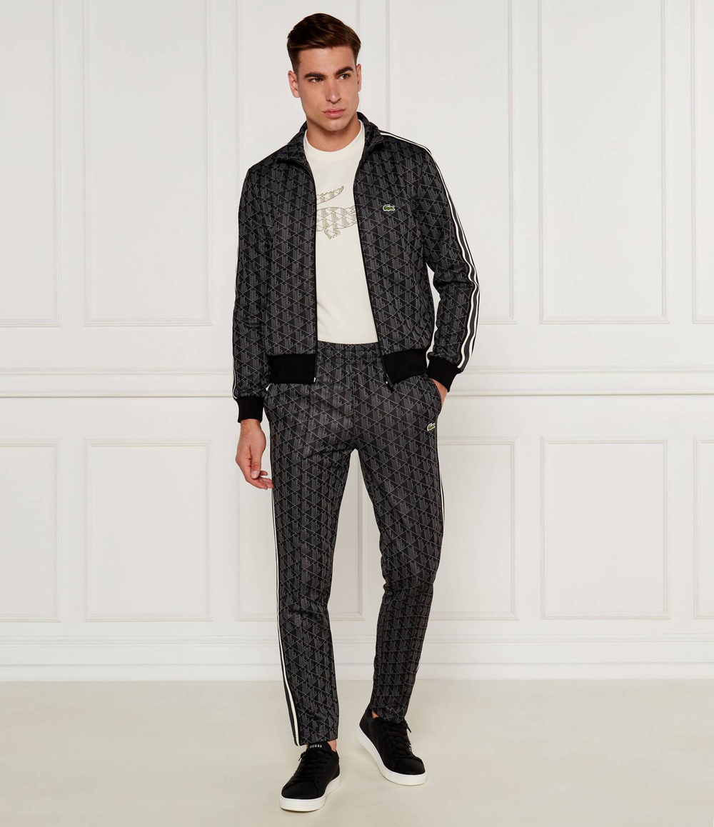 Худые Lacoste - черный(SH1368)