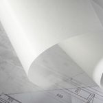 Калька для чертежных и дизайнерских работ, рулон 878 мм х 20 м, 40 г/м2, BRAUBERG, 116373