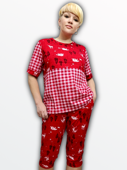 358800 Комплект женский красный (50-52)