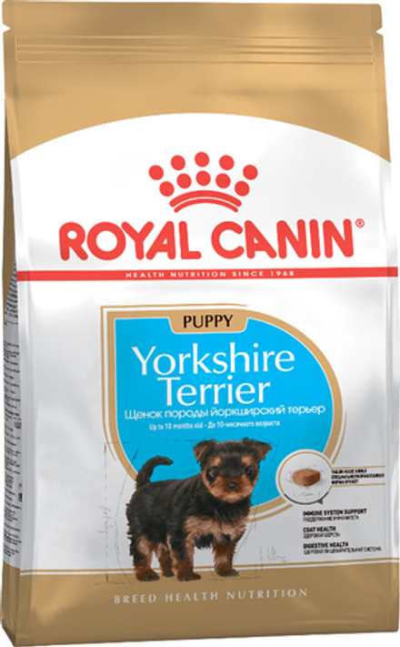 Сухой корм ROYAL CANIN Yorkshire Terrier Puppy сухой для щенков породы йоркширский терьер в возрасте до 10 месяцев - 1,5 кг
