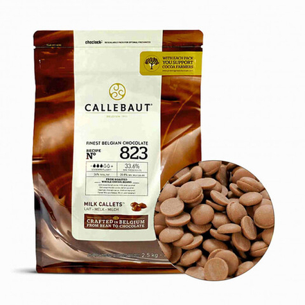 Шоколад молочный 33,6% Callebaut 500 г