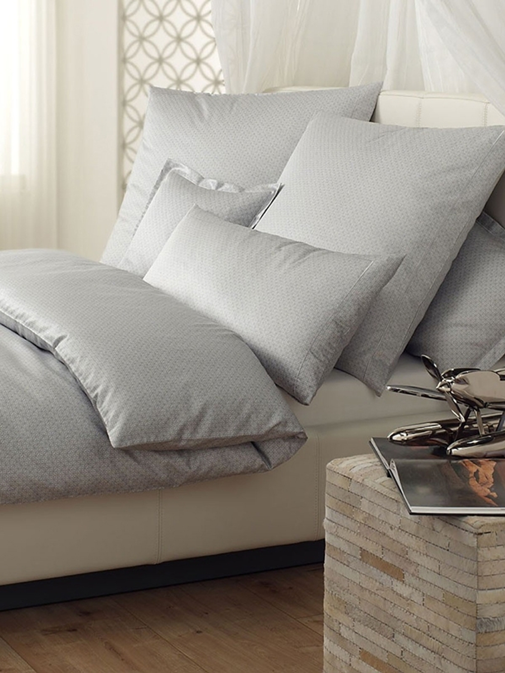 Пододеяльник 155x200 Elegante Dubai платиновый фото