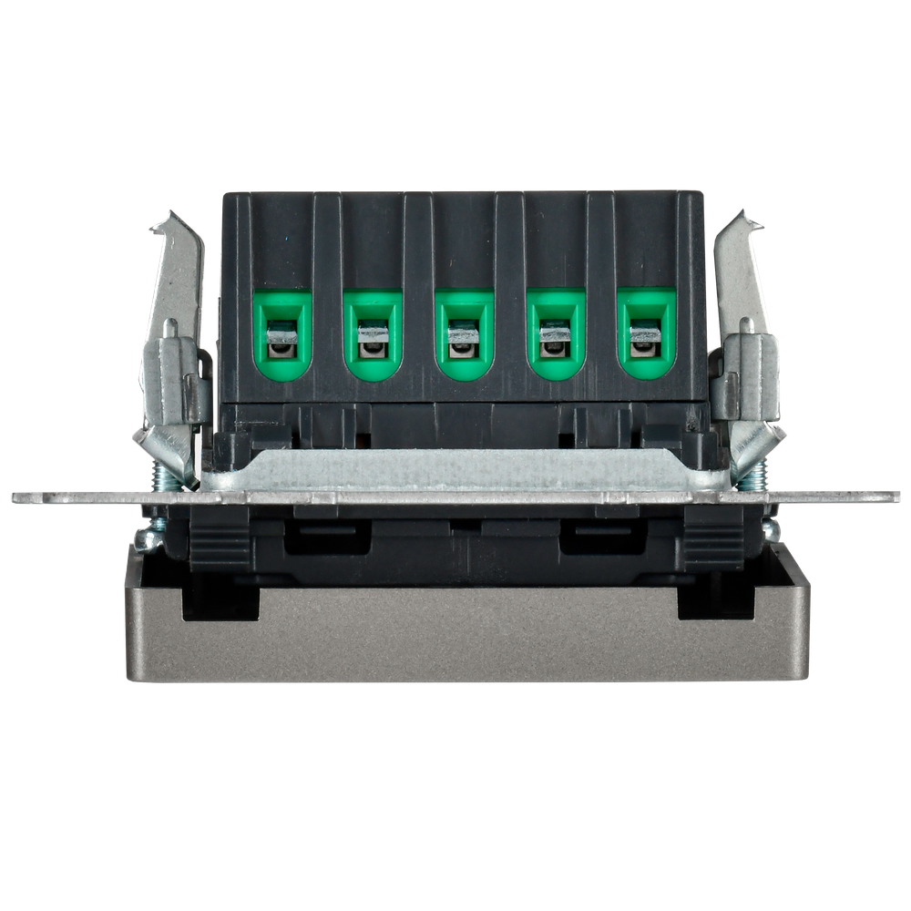 BRITE Кнопка звонка с индикацией для отелей 10А ВС10-1-9-БрС сталь IEK