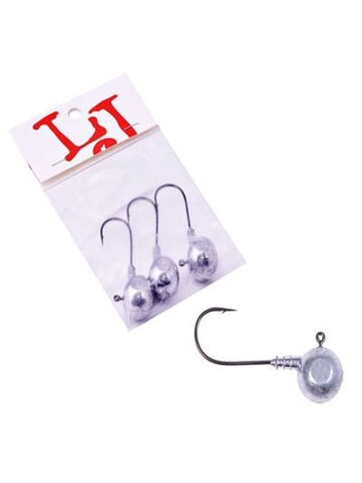 Джиг-головки Lucky John BALL 28.0г крючок BN 4/0 (3шт.в упк.)