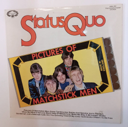 Винтажная виниловая пластинка LP Status Quo Pictures Of Matchstick Men (UK 1976)