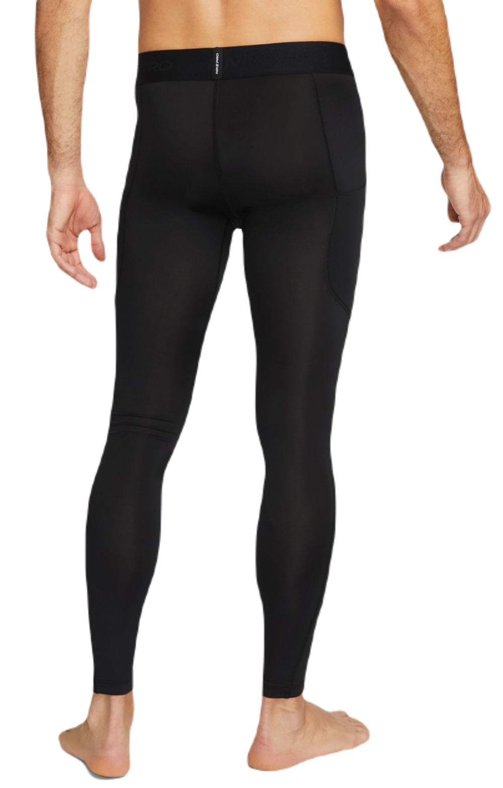 Мужские теннисные штаны Nike Pro Dri-Fit Tight - черный