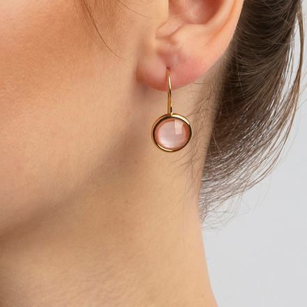 Серьги Possebon Quartz Rose A9002.9 R/G