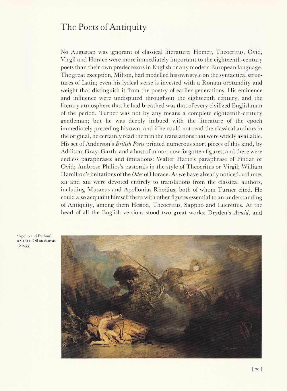 Живопись и поэзия: «Сборник стихов» Тернера и его работы 1804-1812 годов