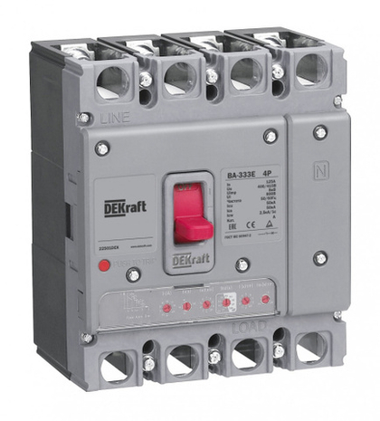 Автоматический выключатель в литом корпусе DEKraft 22495DEK