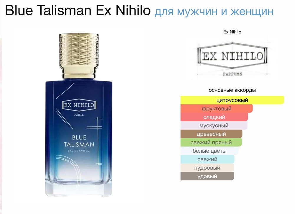Ex Nihilo - Blue Talisman (унисекс)