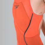 (2018) Стартовый костюм SPEEDO FASTSKIN LZR RACER X Openback Kneeskin orange/black ПОД ЗАКАЗ