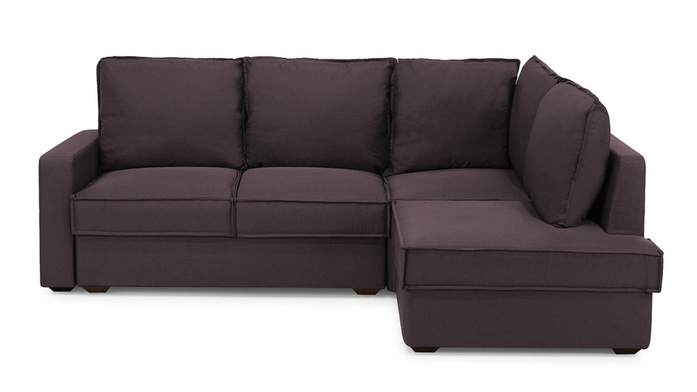 Угловой диван Колфилд (малый) (130117) 236*190*95 см, Фиолетовый  Еврокнижка Фиеста в наличии