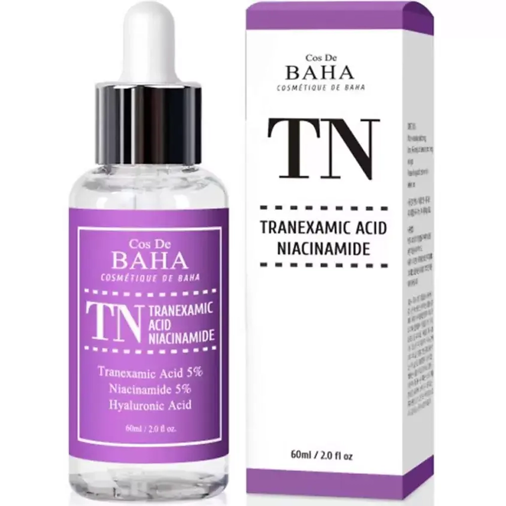 COS DE BAHA - ОСВЕТЛЯЮЩАЯ СЫВОРОТКА ДЛЯ ЛИЦА С ТРАНЕКСАМОВОЙ КИСЛОТОЙ 5% TRANEXAMIC ACID NIACINAMIDE SERUM, 30 МЛ
